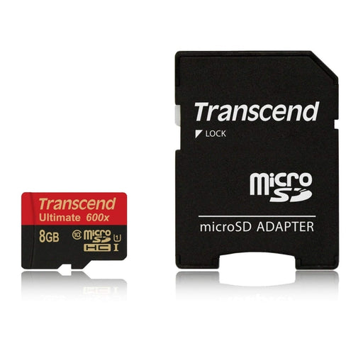 Памет Transcend 8GB microSDHC UHS - I (with adapter