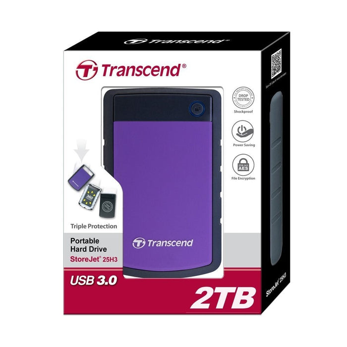 Твърд диск Transcend 2TB StoreJet 2.5’ H3P