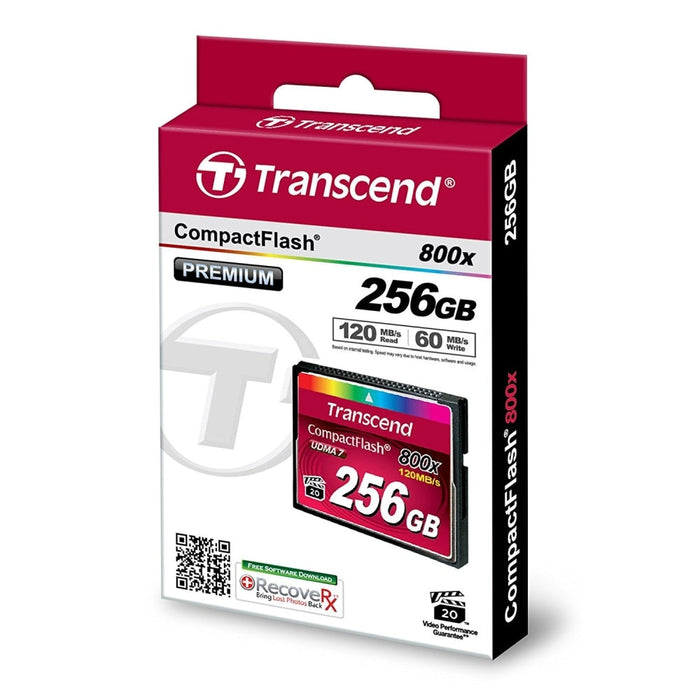 Памет Transcend 256GB CF Card (800x)