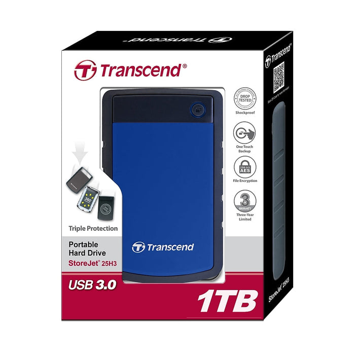 Твърд диск Transcend 1TB StoreJet 2.5’ H3B
