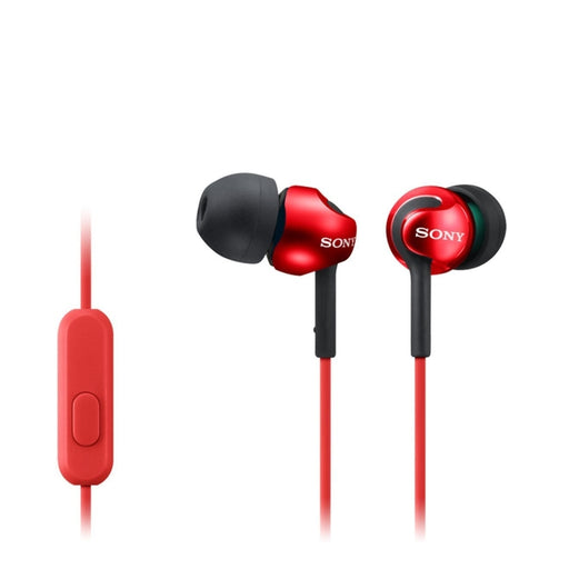Слушалки Sony Headset MDR - EX110AP red