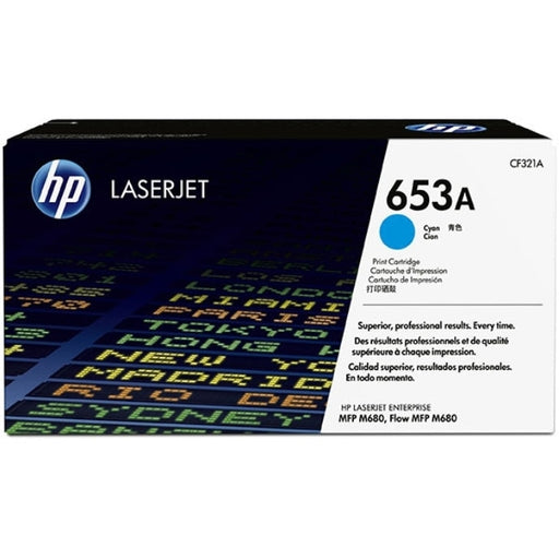 Консуматив HP 653A Cyan Original LaserJet Toner Cartridge