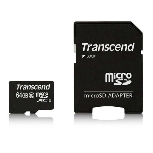 Памет Transcend 64GB microSDXC UHS - I 300x (with