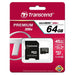 Памет Transcend 64GB microSDXC UHS - I 300x (with