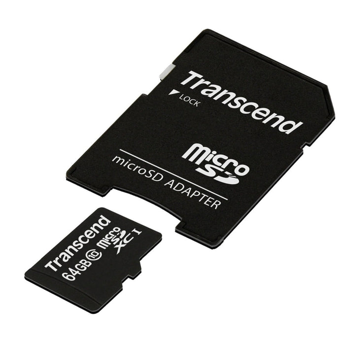 Памет Transcend 64GB microSDXC UHS - I 300x (with