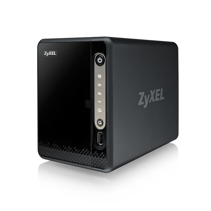 Мрежов сторидж, ZyXEL NAS326, 2-bay Single Core Personal Cloud Storage, Dual Core CPU 1.3GHz, 512MB DDR3 memory, 2 SATA II 2.5"/3.5"HDD, RAID 1/0