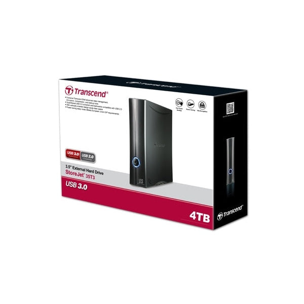 Твърд диск Transcend 4TB StoreJet 3.5’ T3