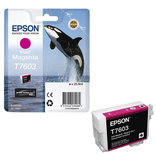 Консуматив Epson T7603 Vivid Magenta