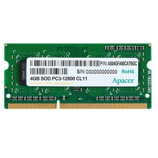 Памет Apacer 4GB Notebook Memory - DDR3 SODIMM PC12800