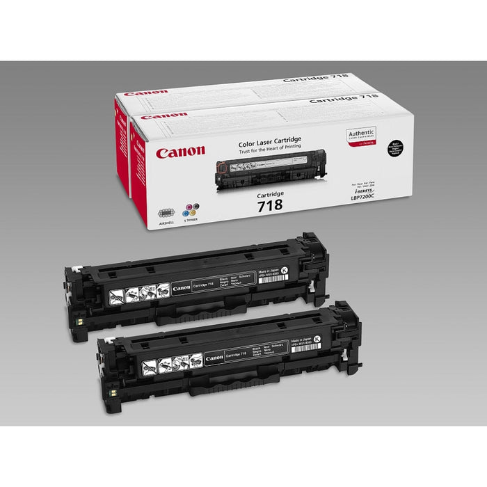 Консуматив Canon CRG - 718BK 2Pk