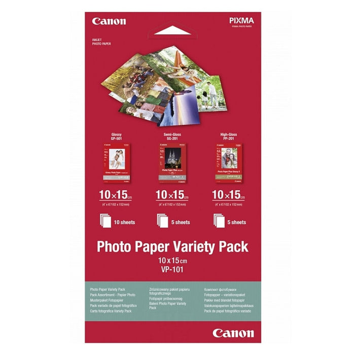 Хартия Canon Photo Paper Variety Pack 10x15cm VP - 101