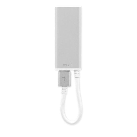 Адаптер Moshi USB - C to Gigabit Ethernet Adapter - Silver