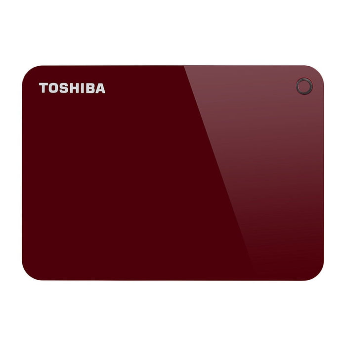 Твърд диск Toshiba ext. drive 2.5’ Canvio Advance 2TB red