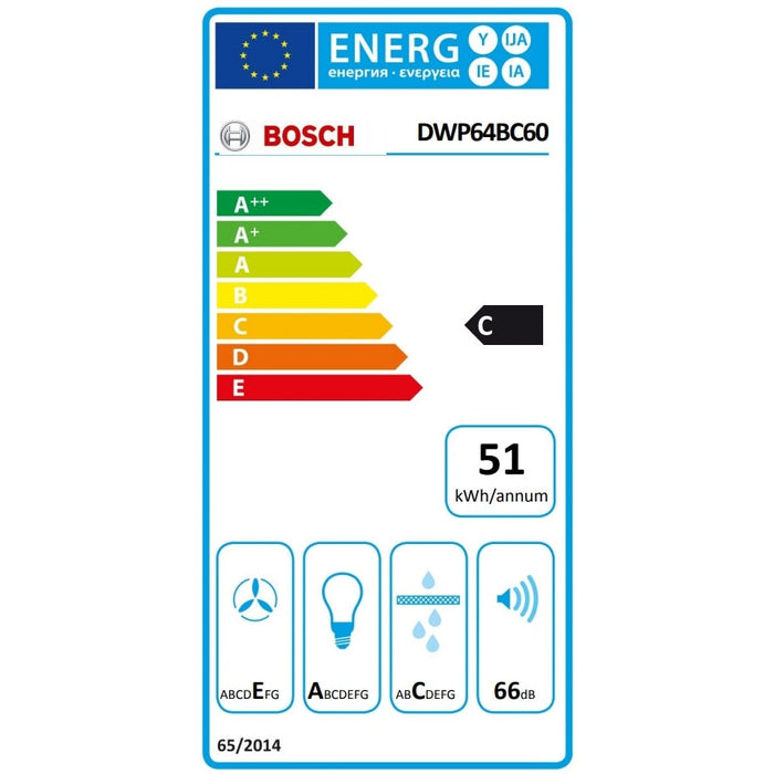 Аспиратор Bosch DWP64BC60 Chimney hood 60cm C max