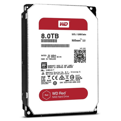 Твърд диск Western Digital Red 3.5’ 8TB 128MB 5400rpm SATA 3