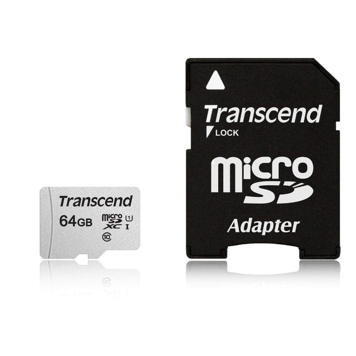 Памет Transcend 64GB microSD UHS - I U1 (with adapter)