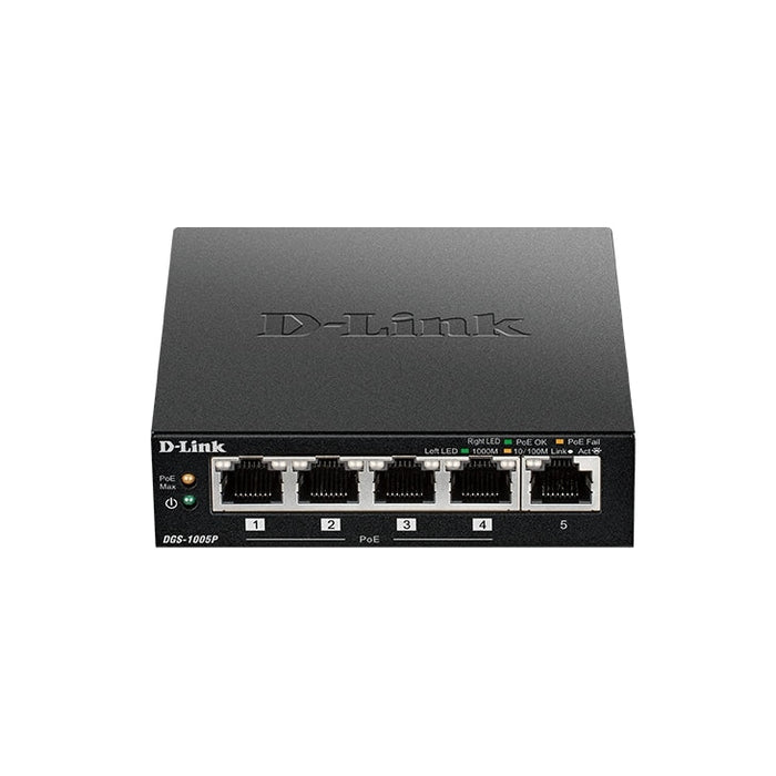 Комутатор D - Link 5 - Port Desktop Gigabit PoE + Switch