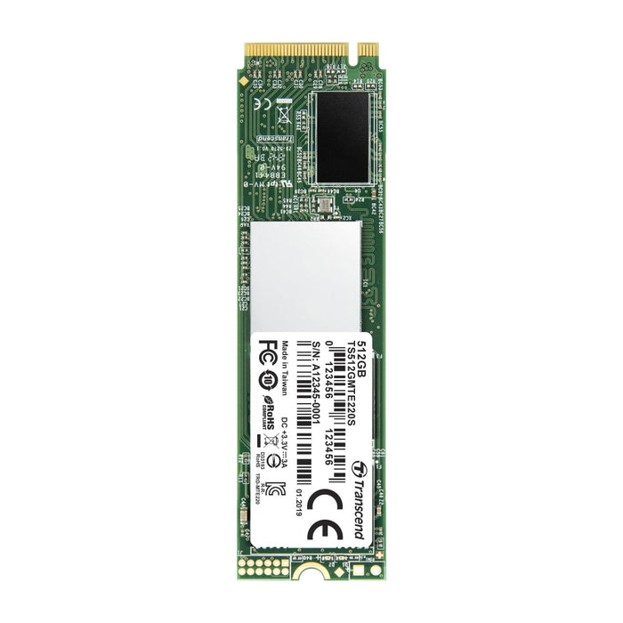 Твърд диск Transcend 512GB M.2 2280 PCIe Gen3x4 M