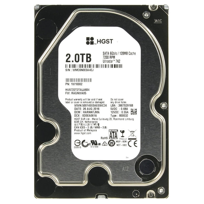 Твърд диск Western Digital 2TB 128MB 7200RPM SATA