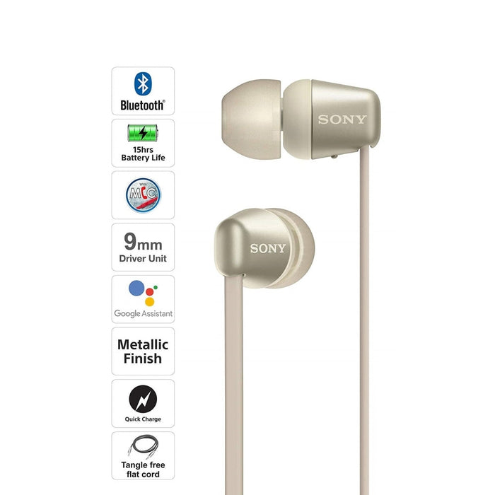 Слушалки Sony Headset WI - C310 gold