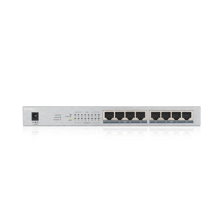 Комутатор ZyXEL GS1008 - HP 8 Port Gigabit PoE