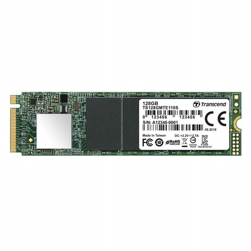 Твърд диск Transcend 128GB M.2 2280,PCIe Gen3x4 3D