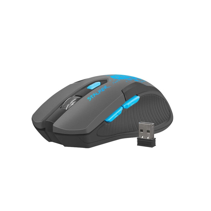 Мишка Fury Wireless gaming mouse Stalker 2000DPI Black