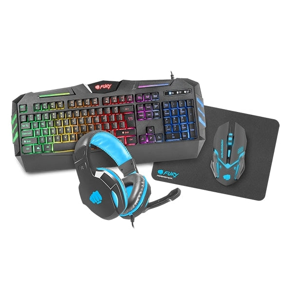 Комплект Fury Gaming combo set 4in1 Thunderstreak