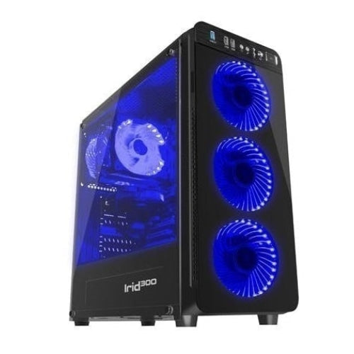 Кутия за компютър Genesis Case Irid 300 Blue