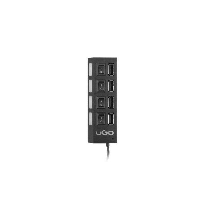 USB хъб uGo 2.0 hub MAIPO HU110 4 - port with switch