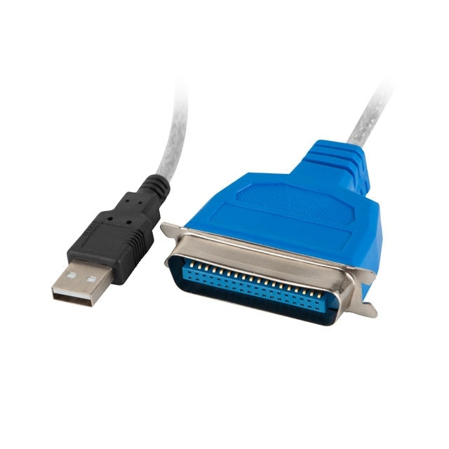 Адаптер, Lanberg adapter USB -> LPT 1.4m whitead-0028-w