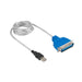 Адаптер Lanberg adapter USB - > LPT 1.4m whitead - 0028 - w
