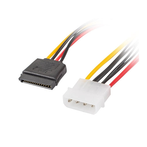 Адаптер Lanberg molex (m) 4 pin - > 2x SATA (f) 15