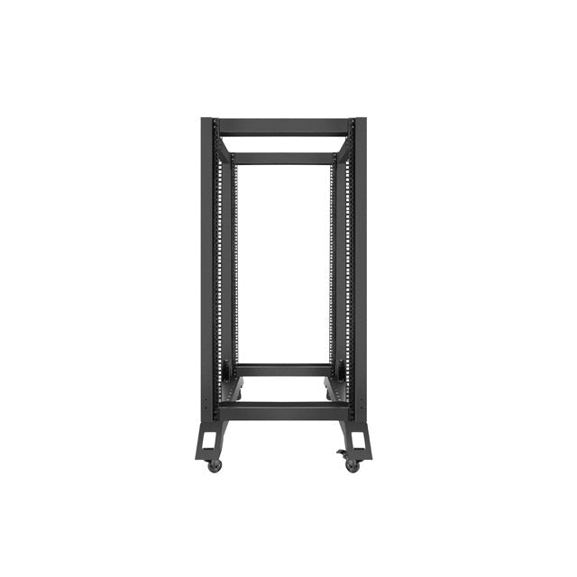 Комуникационен шкаф Lanberg open rack 22U 600x800 black