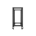 Комуникационен шкаф Lanberg open rack 22U 600x800 black