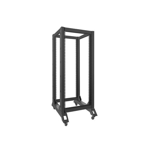 Комуникационен шкаф Lanberg open rack 27U 600x800 black