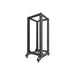 Комуникационен шкаф Lanberg open rack 27U 600x800 black