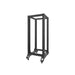 Комуникационен шкаф Lanberg open rack 27U 600x800 black