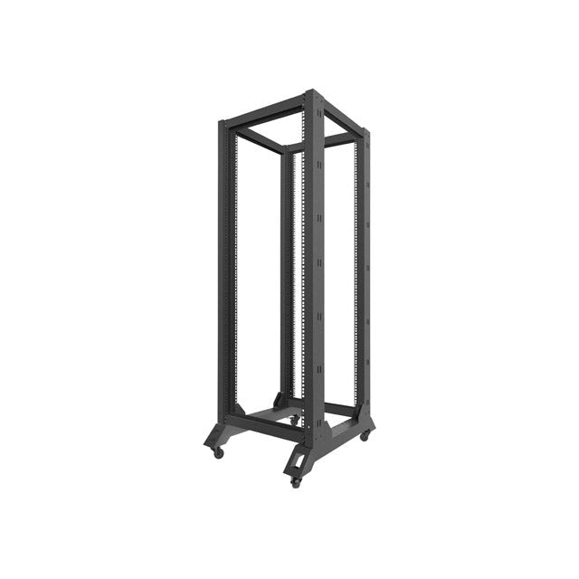 Комуникационен шкаф Lanberg open rack 32U 600x800 black