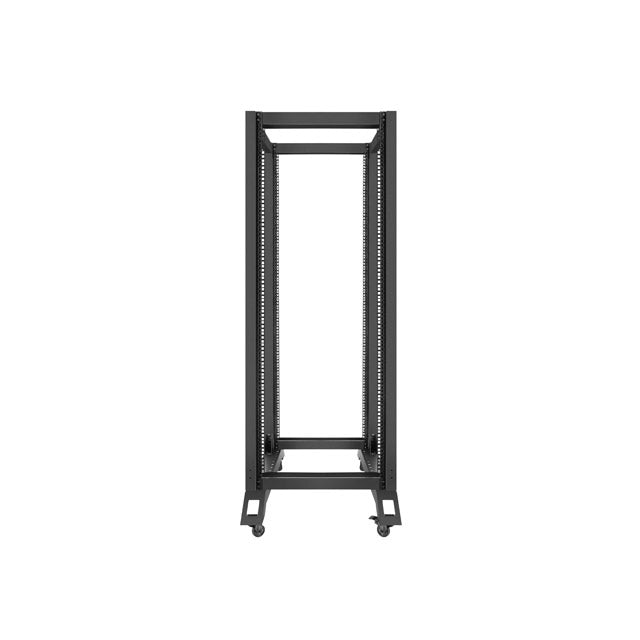 Комуникационен шкаф Lanberg open rack 32U 600x800 black