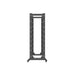 Комуникационен шкаф Lanberg open rack 42U 600x800 black