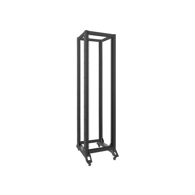 Комуникационен шкаф Lanberg open rack 42U 600x800 black