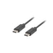 Кабел Lanberg USB - C M/M 2.0 cable 0.5m black