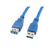 Кабел Lanberg extension cable USB 3.0 AM - AF 1.8m blue