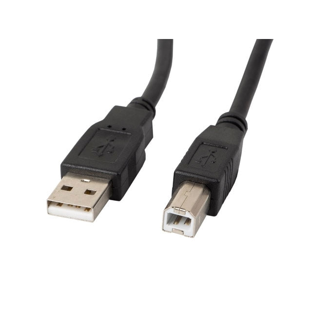 Кабел, Lanberg  USB-A (M) -> USB-B (M) 2.0 cable 1.8m, black ferrite
