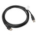 Кабел Lanberg extension cable USB 2.0 AM - AF 3m black