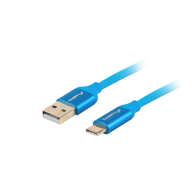 Кабел Lanberg USB - C(M) - > USB - A (M) 2.0 cable 1m