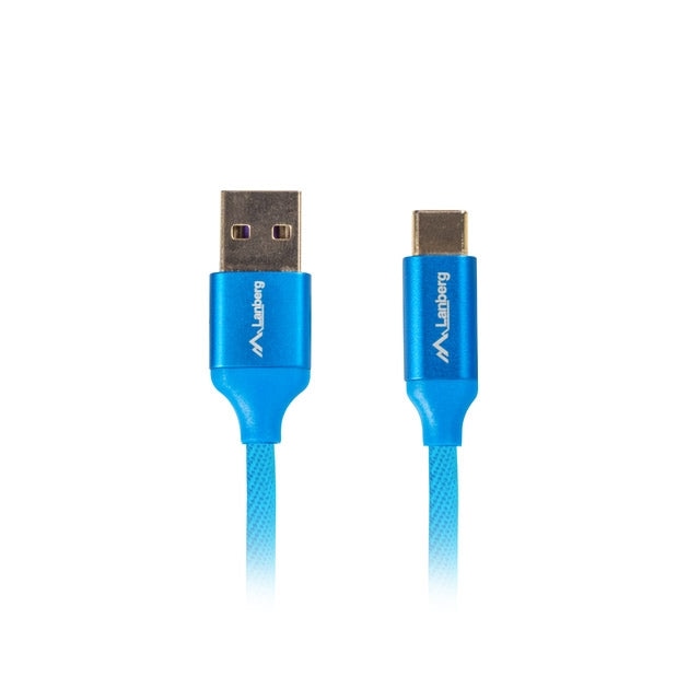 Кабел Lanberg USB - C(M) - > USB - A (M) 2.0 cable 1m