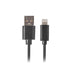 Кабел Lanberg LIGHTNING(M) - > USB - A (M) cable 1m black