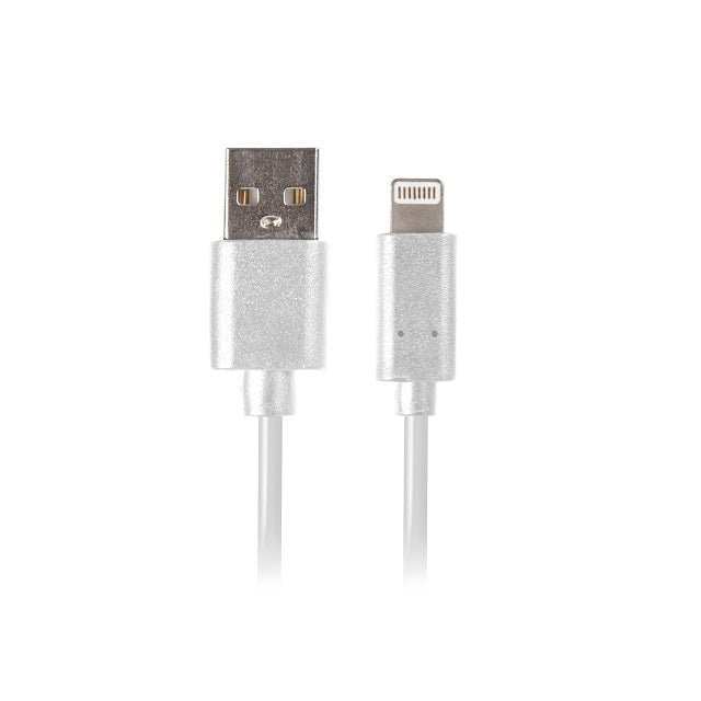 Кабел Lanberg LIGHTNING(M) - > USB - A (M) cable 1m white